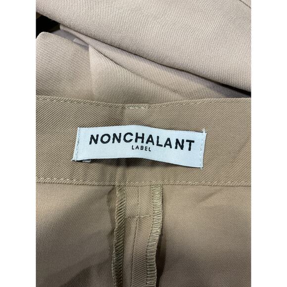 Nonchalant Label Tan 'Fabi' Wide Leg Pant Size S - Picture 4 of 5
